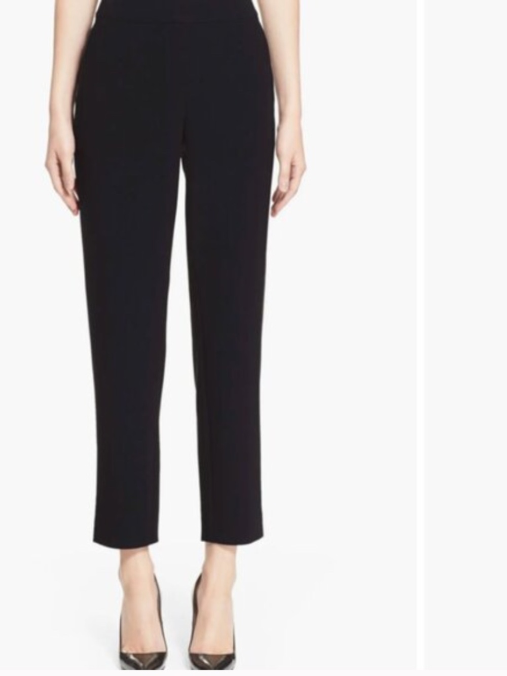 St. John Caviar Emma Navy Blue Pants Size 6